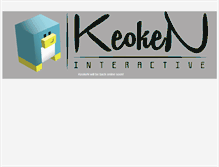 Tablet Screenshot of keokeninteractive.com